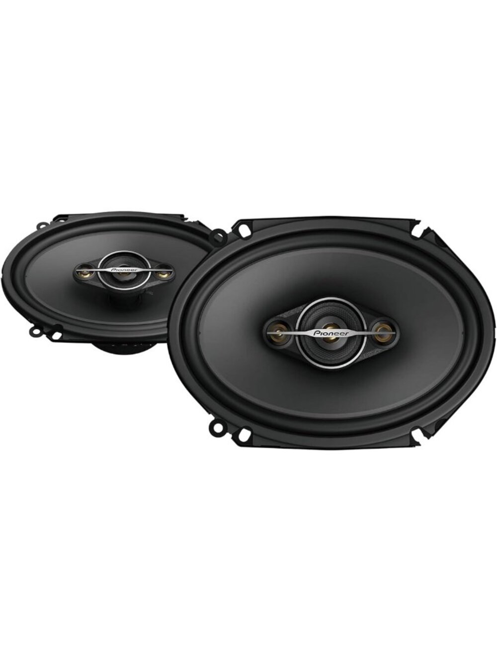 High-Power 6" x 8" 4-Way Coaxial Speakers, 350W Max, Premium Sound Quality